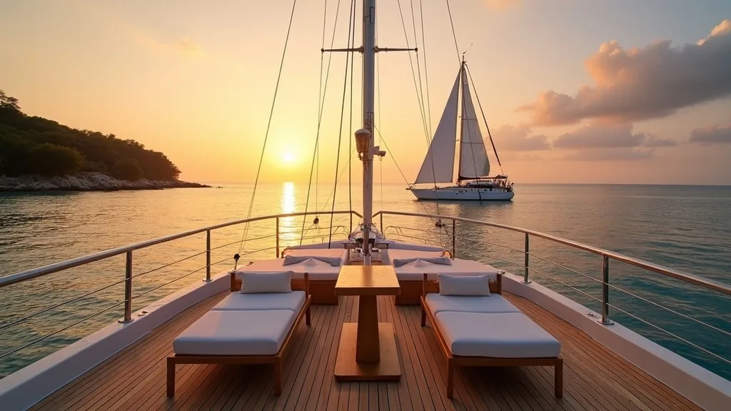 Motor Yacht vs Sailing Yacht in Raja Ampat